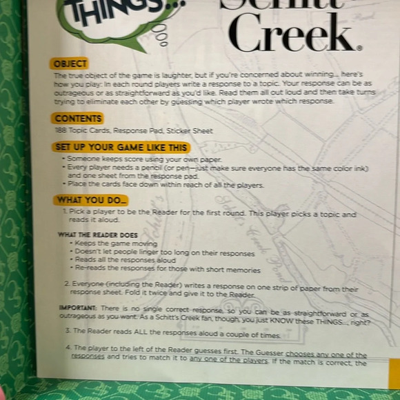 NEW PlayMonster Things Game - Schitt's Creek Edition - Picture 3 of 5